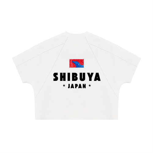 Unisex Boxy Tonal Paneling T-Shirt